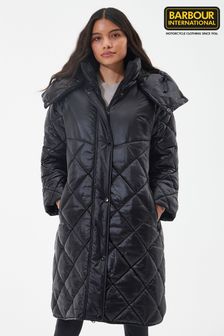 Czarny pikowany płaszcz Barbour® International Benson (180867) | 1,165 zł
