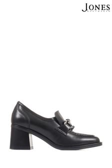 Jones Bootmaker Genevra Chunky Heeled Black Loafers (181046) | AED693