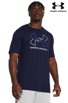 Under Armour Navy Blue Foundation Short Sleeve T-Shirt (181267) | 119 QAR