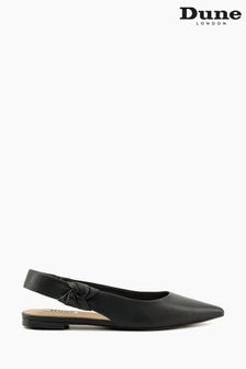 Dune London Black Heighten Twist Knot Slingback Sandals (181709) | $119