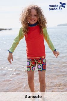 Muddy Puddles Recycled UV Protective Surf Set with Shorts