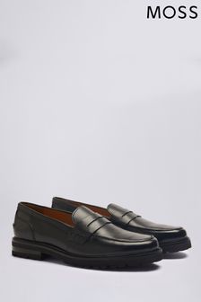 Schwarz - MOSS Camden Loafer mit dicker Sohle, Kastanienbraun (182237) | 109 €