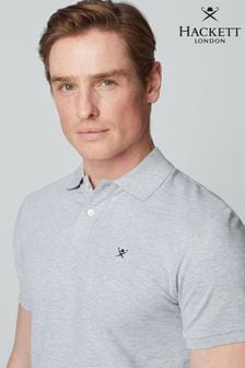 Hackett London Men Grey Polo Shirt