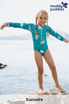 Muddy Puddles Recycled UV Protective Swimsuit