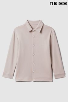 Reiss Stone Hendon Teen Cotton Button-Through Shirt (182549) | €20