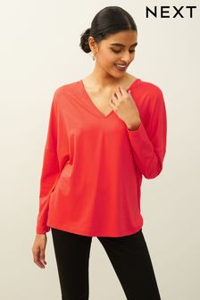 Red Long Sleeve Tunic Top (182739) | €14.50