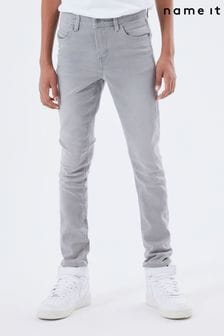 Name It Grey Boys Slim Fit Jeans (183016) | Kč835