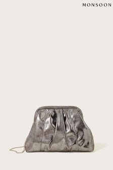 Monsoon Natural Metallic Slouch Bag (183654) | AED284