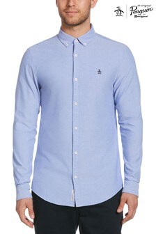 Original Penguin® Blue Slim Fit Cotton Oxford Shirt (184630) | 81 €