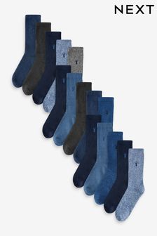 Blue Heavyweight Socks 15 Pack (184825) | 121 SAR