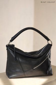 Mint Velvet Black Harri Leather Bag (184941) | 213 €