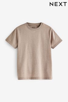 Светло-коричневый - Хлопковая футболка с короткими рукавами (3-16 лет) (185618) | €5 - €9