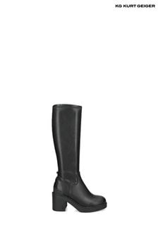 KG Kurt Geiger Tate Knee Black Boots (185721) | €310