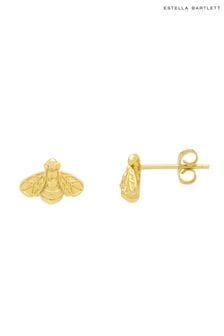 Estella Bartlett Gold Tone Bee Happy Stud Earrings (186081) | LEI 131