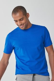 Cobalt Blue Crew Regular Fit T-Shirt (186282) | ₪ 24