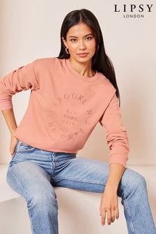 Lipsy Pink Round Neck Sweatshirt (186782) | €40