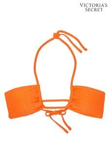 Sunset Orange Fishnet - Victoria's Secret Swim Bikini Top (187195) | kr460