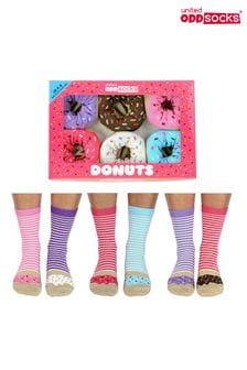 United Odd Socks Multi Stripe Donut Donuts Socks (187466) | $27