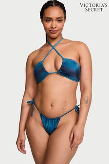 Victoria's Secret Blue Ombre Halter Swim Bikini Top (187676) | kr325