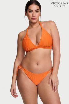 Victoria's Secret Sunset Orange Fishnet Halter Swim Bikini Top (188064) | €40