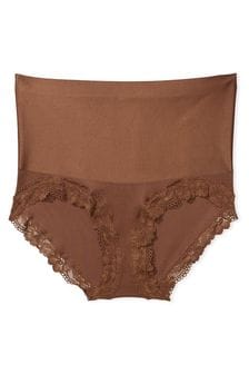 Victoria's Secret Mousse Nude Lace Trim Brief Shaping Knickers (188095) | €22.50