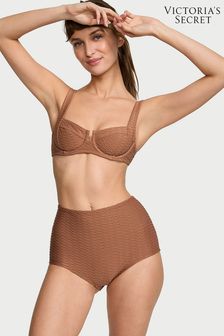Caramel Brown Fishnet - Victoria's Secret Swim Bikini Top (188174) | kr710