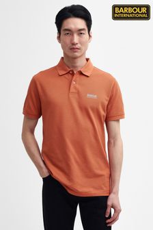 برتقالي - قميص بولو أساسي من Barbour® International  (188397) | 261 د.إ