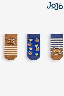 JoJo Maman Bébé Brown 3-Pack The Gruffalo Socks (188800) | €17