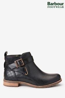 Barbour® Black Buckled Jane Leather Ankle Boots (189002) | 92 €