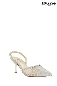 金色 - Dune London Cloudia Crystal Strap Slingback Sandals (189487) | NT$6,300