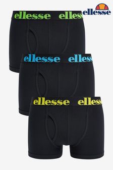 حزمة من 3 بوكسرات أسود متعددة الألوان رجالي من Ellesse (189609) | د.ك 8.500