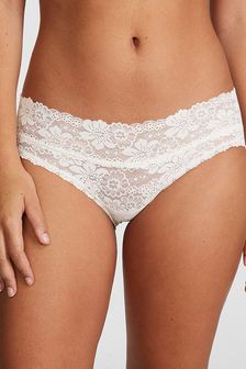 Victoria's Secret PINK Coconut White Hipster Lace Knickers (190022) | €10