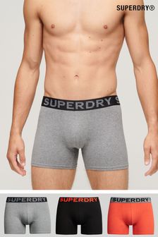 Superdry Red Boxer Shorts 3 Pack (190097) | $51