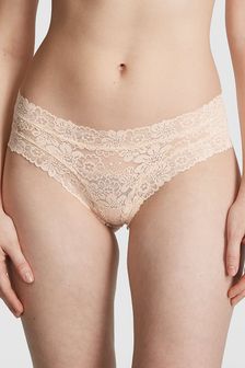 Victoria's Secret PINK Marzipan Nude Cheeky Lace Knickers (190377) | €12