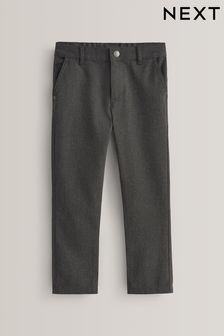 Szary - Szkolne spodnie dżinsowe (3-17 lat) (190573) | 55 zł - 100 zł