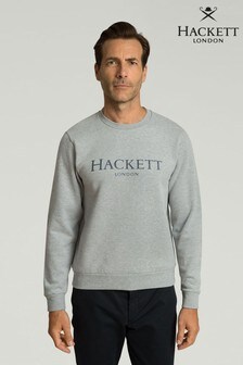 Hackett Grey Crew Sweat Top (191118) | $140