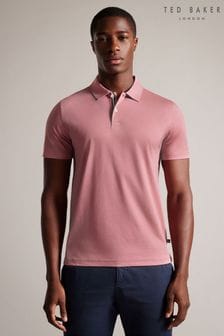 Ted Baker Pink Zeiter Short Sleeved Slim Soft Touch Polo Shirt (191245) | €77