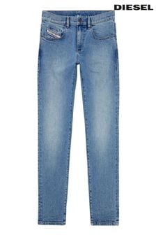 Light Blue Denim - Diesel Slim Fit D-strukt Jeans (191702) | kr2 840