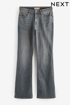 Grau - Bootcut-Jeans mit niedrigem Bund (192532) | 47 €
