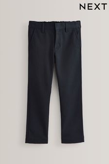Navy Slim Waist School Formal Straight Trousers (3-17yrs) (192594) | KRW19,200 - KRW34,200