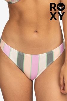 Roxy Green Multi Vista Stripe Bikini Bottoms (192602) | kr454