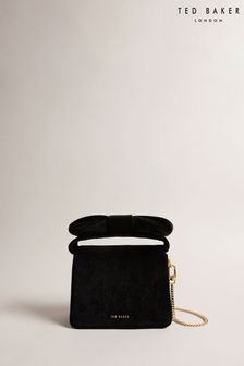 Ted Baker Nialina Mini Bow Flap Over Black Bag (192762) | ₪ 442