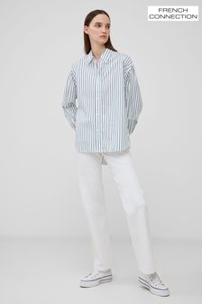 French Connection Rhodes Poplin Detail Shirt
