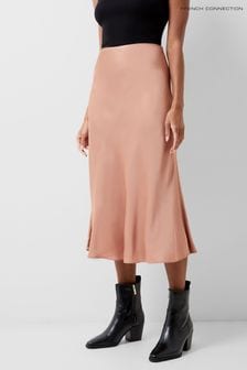 French Connection Ennis Satin Midaxi Slip Skirt (193706) | AED360