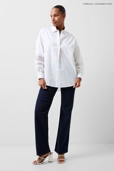 French Connection Rhodes Embroide Shirt (193929) | ₪ 277