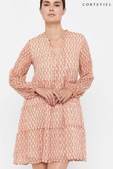 Cortefiel Pink Short Recycled Dress (194339) | 227 zł