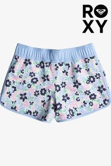 Roxy Blue Floral Printed Board Shorts