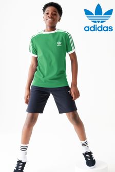 أخضر - تيشرت 3 خطوط Adicolor من Adidas Originals (195021) | 10 ر.ع