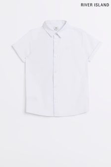 River Island Jungen Oxford-Hemd, Weiß (195531) | 17 € - 23 €