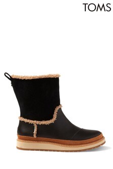 Bottes mi-hautes Toms Makenna compensées en cuir 
